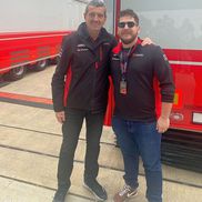 Rafael Boceanu, alături de Gunther Steiner, fostul team principal de la Haas // sursă foto: Instagram @ rafaelboceanu