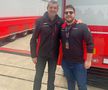 Rafael Boceanu, alături de Gunther Steiner, fostul team principal de la Haas // sursă foto: Instagram @ rafaelboceanu