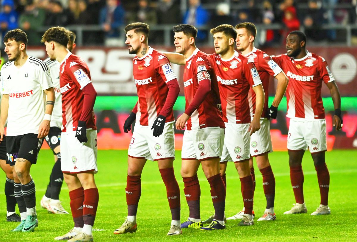 Cum va arăta echipa Rapidului fără Alexandru Albu și Andrei Borza, excluși din lot » Bergodi trebuie să improvizeze