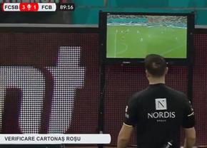 Eroare VAR la faza care o costă scump pe FCSB?! „Eu asta nu înțeleg. A plecat îndoit de la monitor!”
