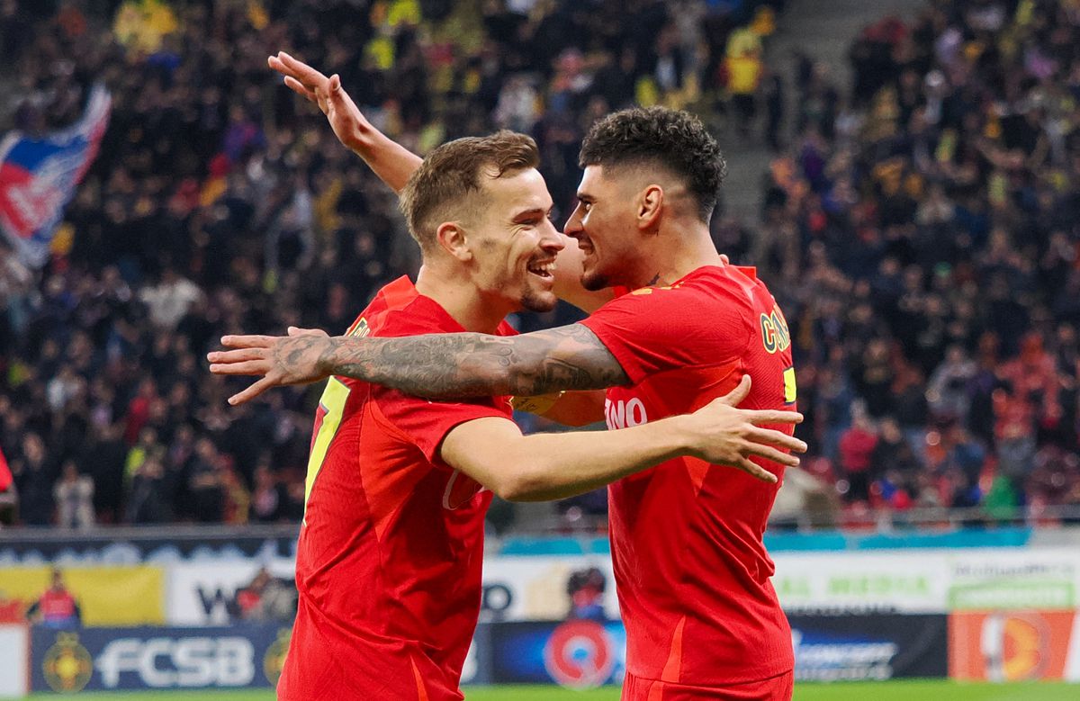Thriller cu 5 goluri și 3 „roșii” pe Arena Națională » FCSB învinge cu emoții ultima clasată și se distanțează în fruntea Superligii! Clasamentul ACUM
