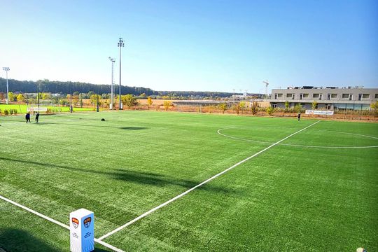 Terenul sintetic de la Buftea, unde joacă acasă Progresul Spartac
