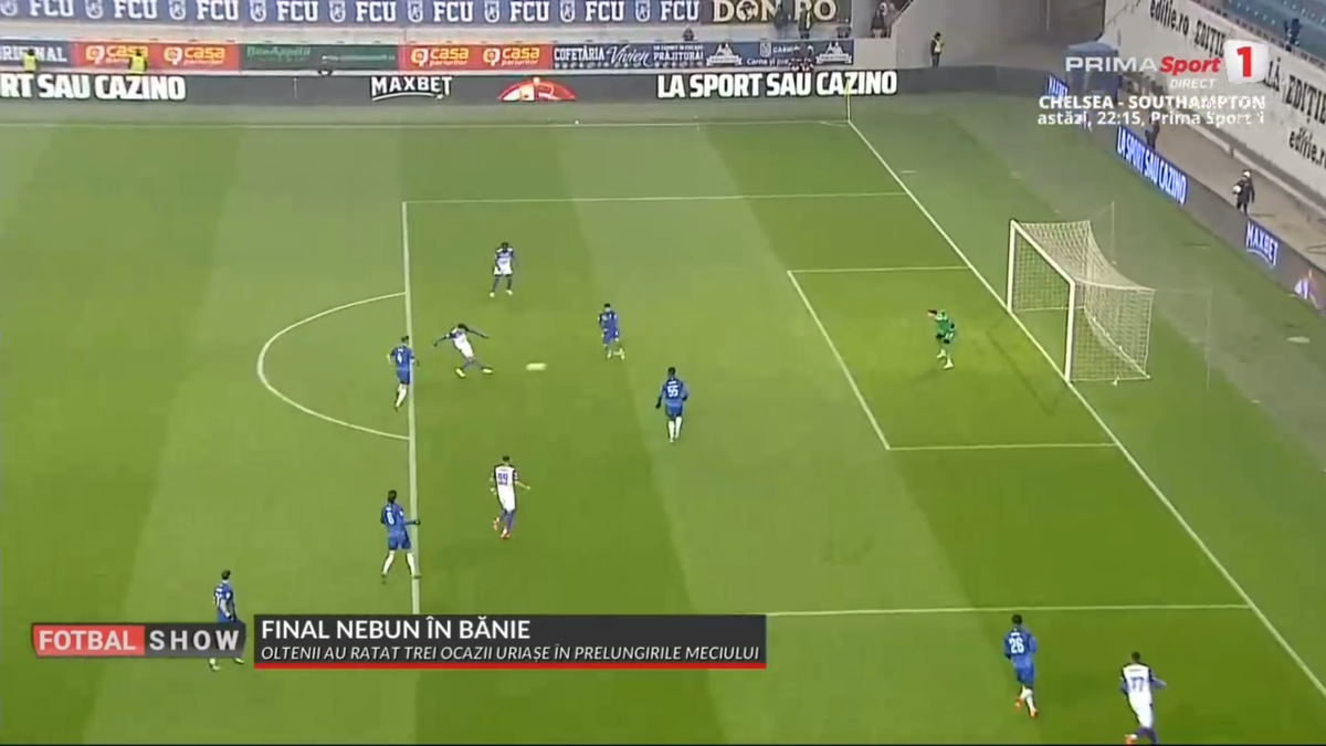 FC Argeș a avut pe teren 12 jucători la meciul cu FCU Craiova