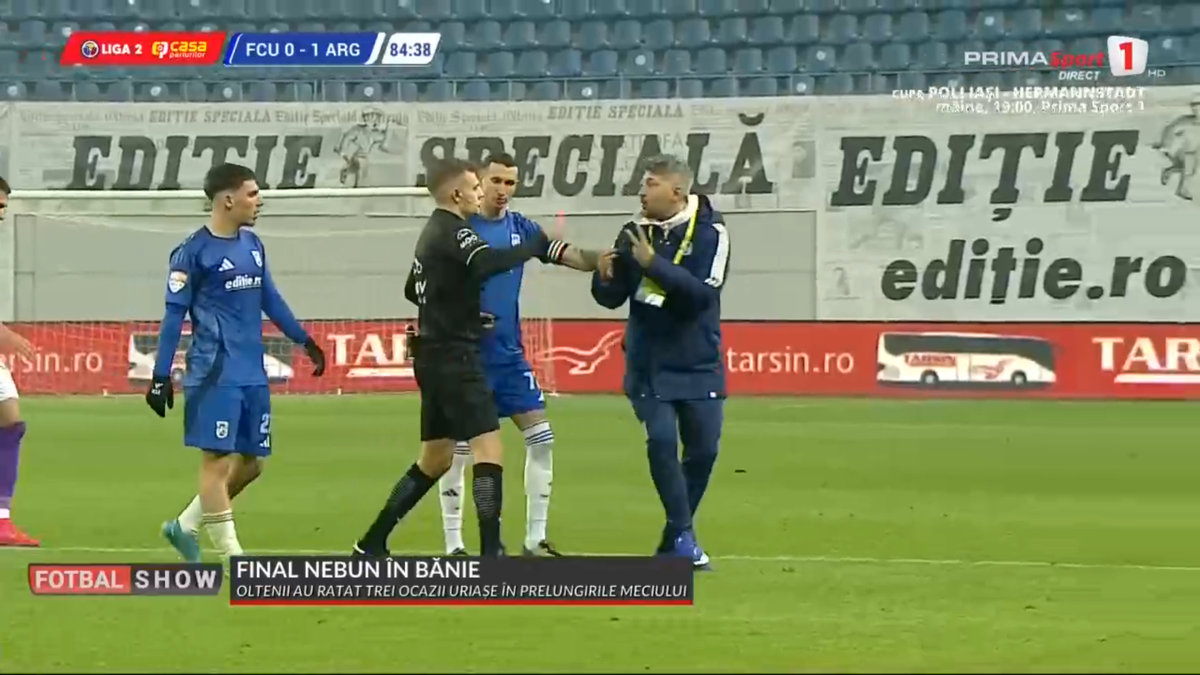 A venit decizia Comisiei de Disciplină în cazul FCU Craiova - FC Argeș » Reacția lui Adrian Mititelu