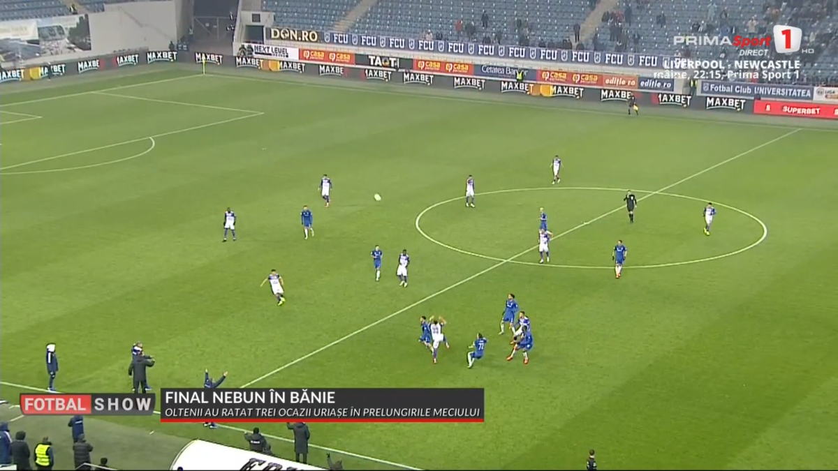 FC Argeș a avut pe teren 12 jucători la meciul cu FCU Craiova