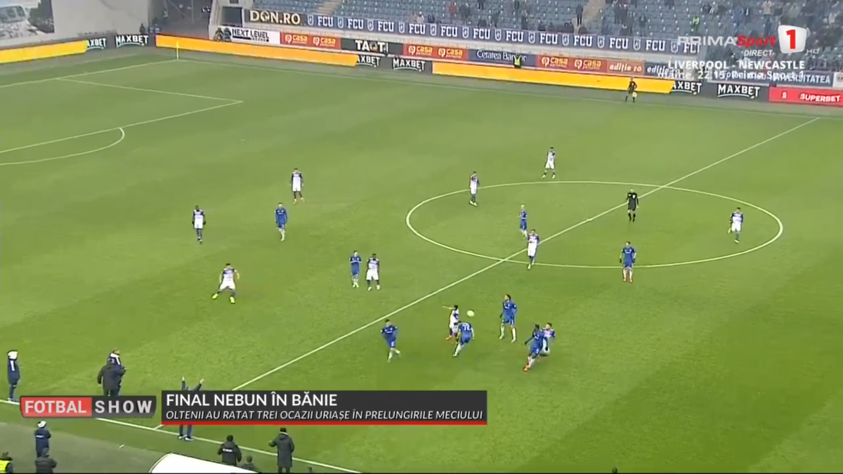 FC Argeș a avut pe teren 12 jucători la meciul cu FCU Craiova