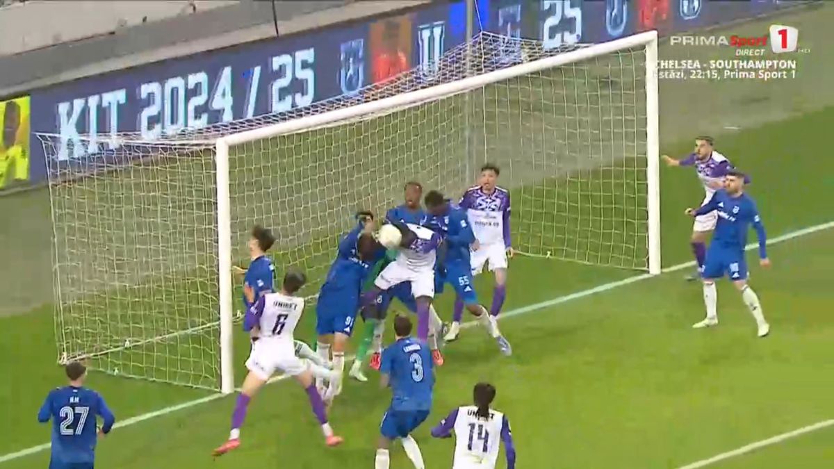 Penalty comis în FCU Craiova - FC Argeș