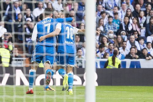 Lucas Perez și Florin Andone au jucat împreună la Deportivo La Coruna în sezonul 2017-2018 / Foto: Imago