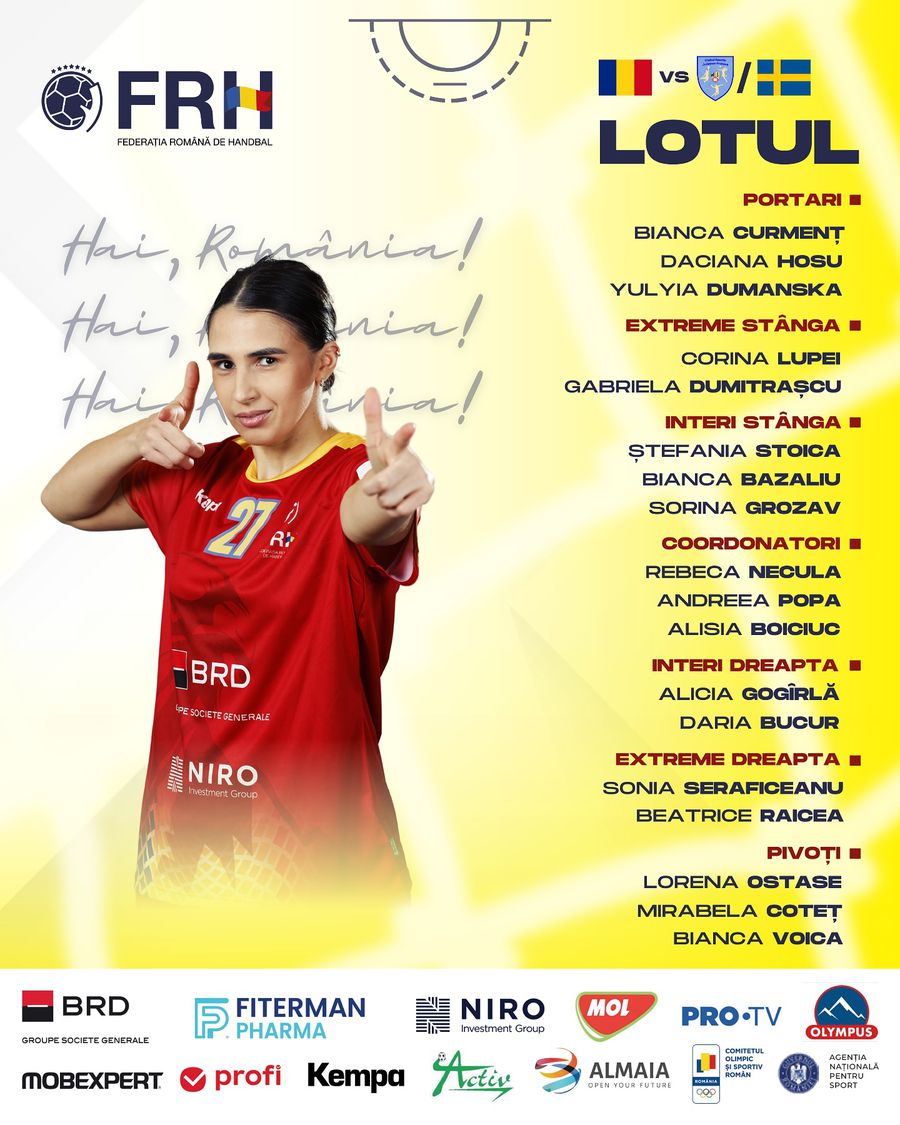 Lot România pentru primele amicale din 2025 / foto: FRH Florentin Pera a anunțat lotul pentru primele meciuri ale naționalei din 2025 » 4 noutăți față de Euro 2024