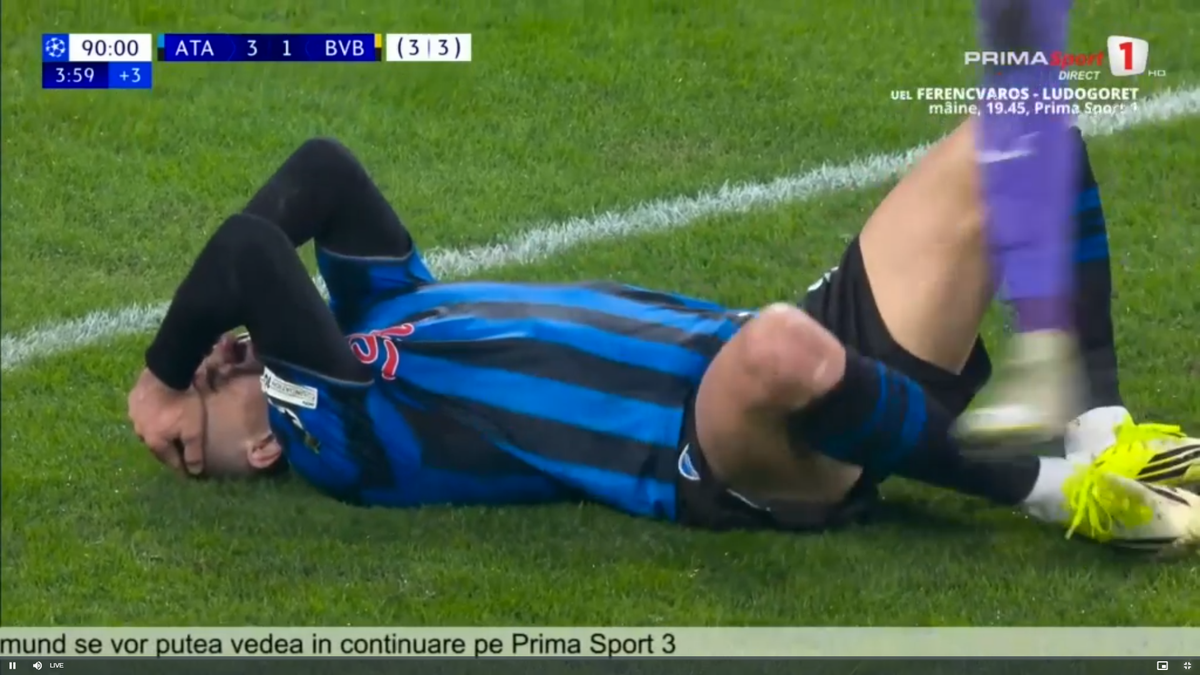 Ce meciuri am avut în Italia! Prelungiri la Torino, penalty decisiv la ultima fază din Atalanta - Dortmund » Istvan Kovacs, aprig în PSG - Monaco + când are loc tragerea la sorți