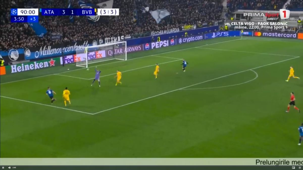 Ce meciuri am avut în Italia! Prelungiri la Torino, penalty decisiv la ultima fază din Atalanta - Dortmund » Istvan Kovacs, aprig în PSG - Monaco + când are loc tragerea la sorți