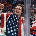 Jack Hughes și-a piedut câțiva dinți în finala olimpică FOTO Guliver/GettyImages
