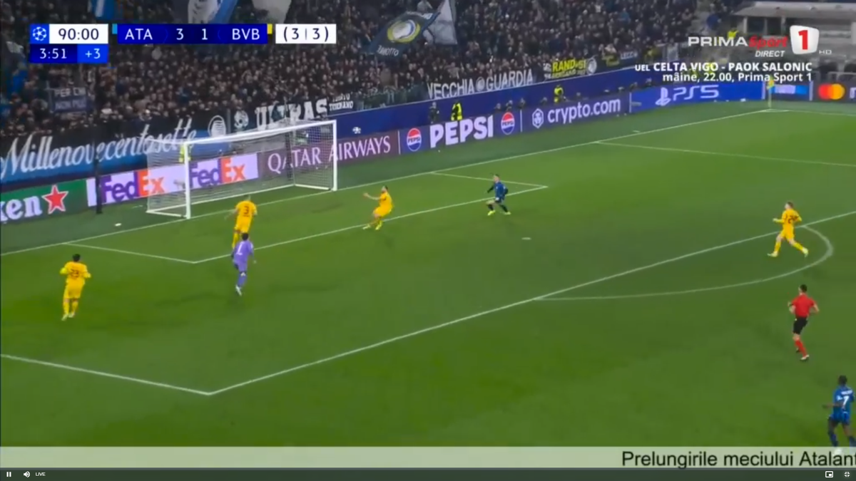 Ce meciuri am avut în Italia! Prelungiri la Torino, penalty decisiv la ultima fază din Atalanta - Dortmund » Istvan Kovacs, aprig în PSG - Monaco + când are loc tragerea la sorți