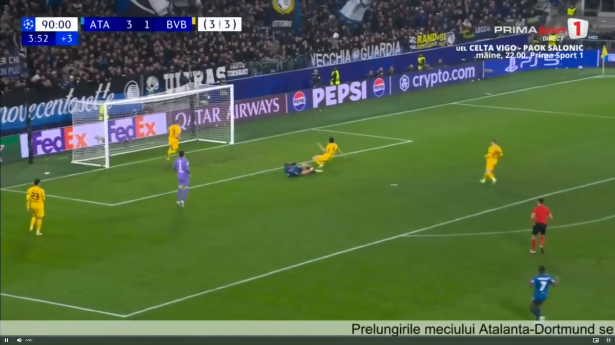 Ce meciuri am avut în Italia! Prelungiri la Torino, penalty decisiv la ultima fază din Atalanta - Dortmund » Istvan Kovacs, aprig în PSG - Monaco + când are loc tragerea la sorți