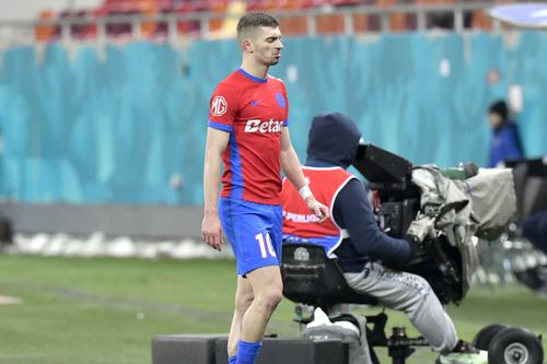 Florin Tănase s-a accidentat în FCSB - Metaloglobus // FOTO: Cristi Preda (GSP.ro)