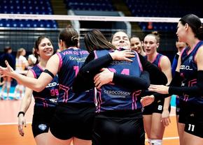 CSO Voluntari o elimină pe Alba Blaj și merge în semifinalele CEV Cup! Dublă victorie în „sfertul” românesc