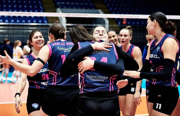 CSO Voluntari o elimină pe Alba Blaj și merge în semifinalele CEV Cup! Dublă victorie în „sfertul” românesc