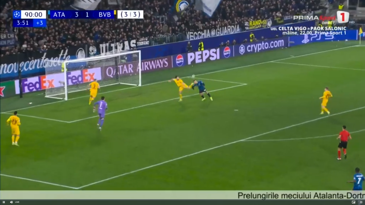 Ce meciuri am avut în Italia! Prelungiri la Torino, penalty decisiv la ultima fază din Atalanta - Dortmund » Istvan Kovacs, aprig în PSG - Monaco + când are loc tragerea la sorți