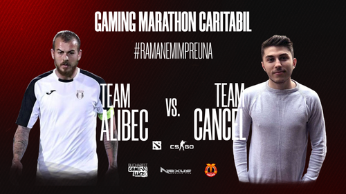 Team Alibec vs Team Cancel, în maratonul de gaming caritabil