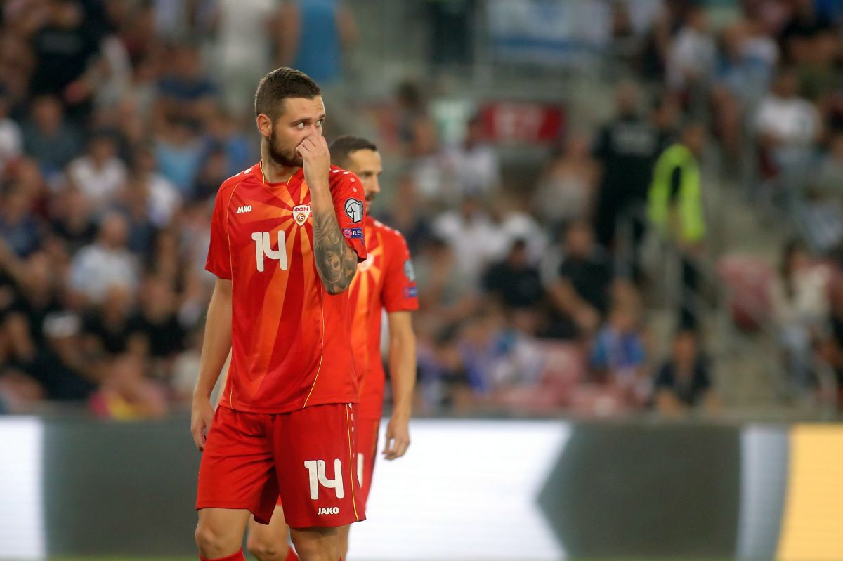 Probleme în echipa Macedoniei de Nord înainte de meciul cu România » Un titular s-a accidentat și ratează partida