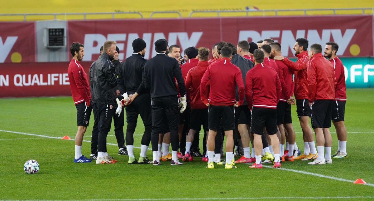 FOTO ANTRENAMENT OFICIAL MACEDONIA DE NORD 24.03.2021