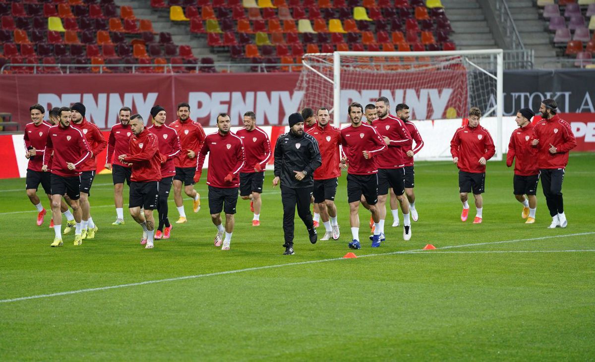 FOTO ANTRENAMENT OFICIAL MACEDONIA DE NORD 24.03.2021