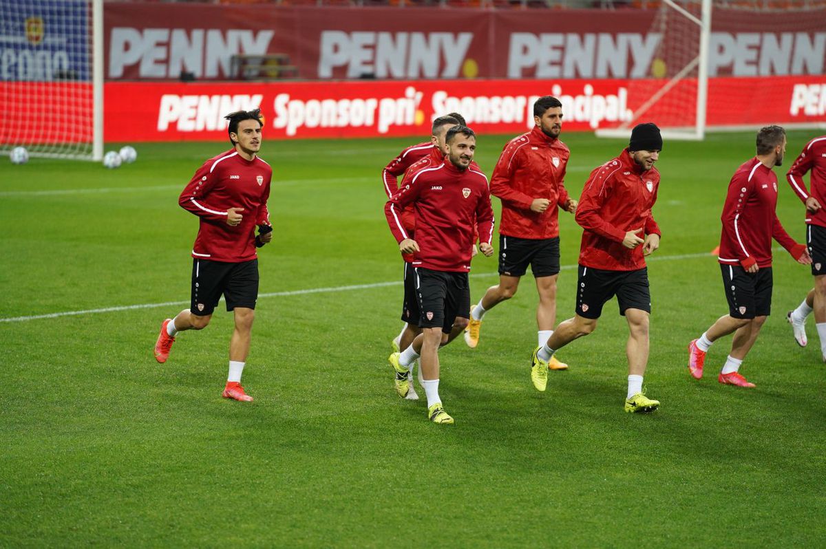 FOTO ANTRENAMENT OFICIAL MACEDONIA DE NORD 24.03.2021