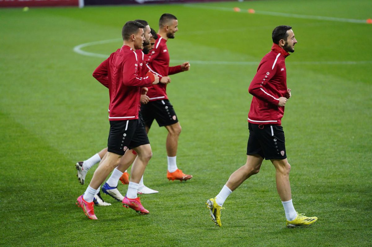 FOTO ANTRENAMENT OFICIAL MACEDONIA DE NORD 24.03.2021