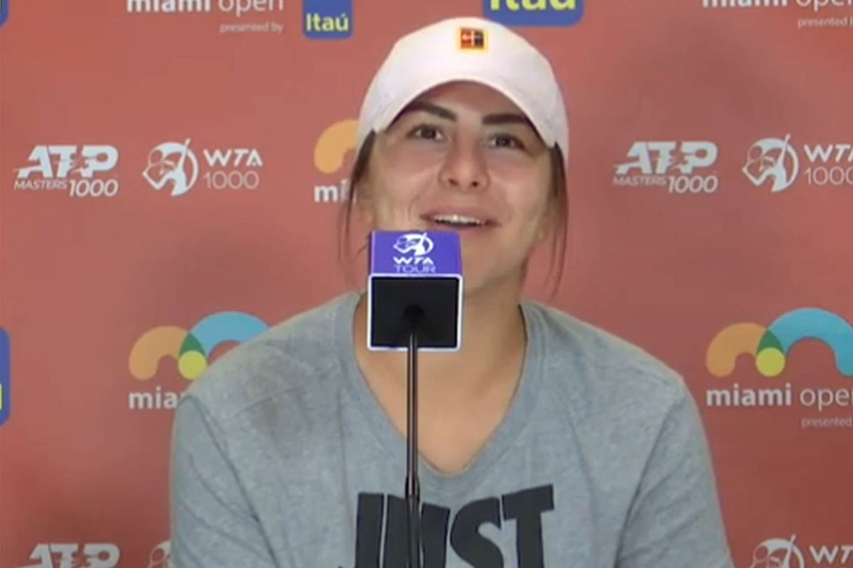 Moment stânjenitor cu Bianca Andreescu la Miami » Ce s-a întâmplat la conferința de presă