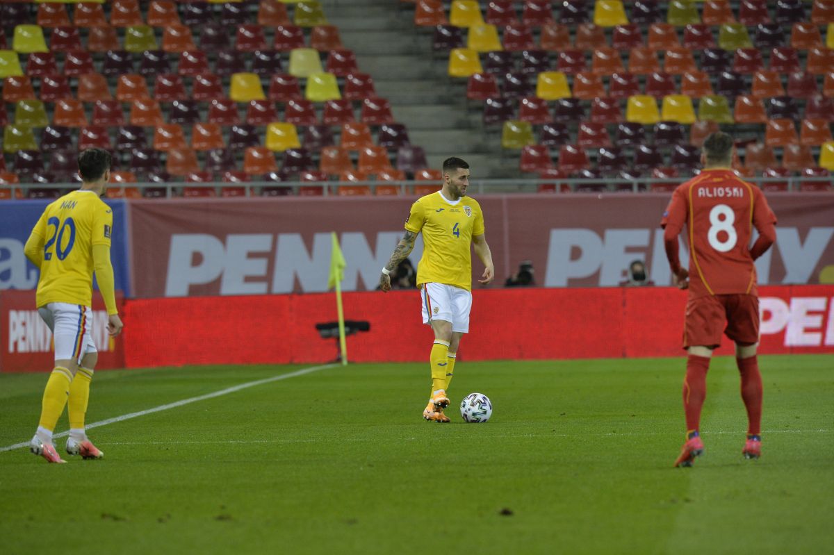 Penalty refuzat României » Arbitrul n-a văzut un fault evident în meciul cu Macedonia de Nord