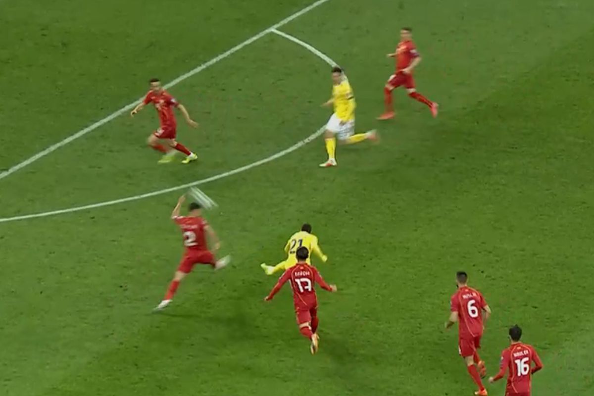 Valentin Mihăilă, gol SUPERB la debutul în naționala mare » A șutat necruțător, deși era înconjurat de adversari