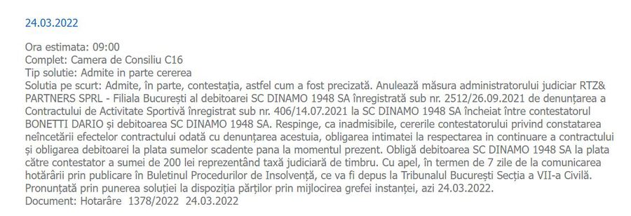 Situație ridicolă: Uhrin jr. și Bonetti la antrenamentele lui Dinamo?! Reacția italianului după verdictul instanței