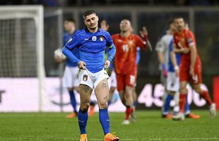 Presa din Italia face praf „naționala” lui Mancini, după umilința istorică cu Macedonia: „Mai rușinos decât acel 0-1 cu Coreea de Nord!”