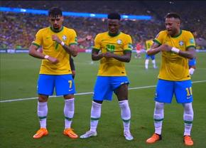 Va apărea în FIFA 23? Dansul lui Neymar, Vinicius și Paqueta care a devenit viral