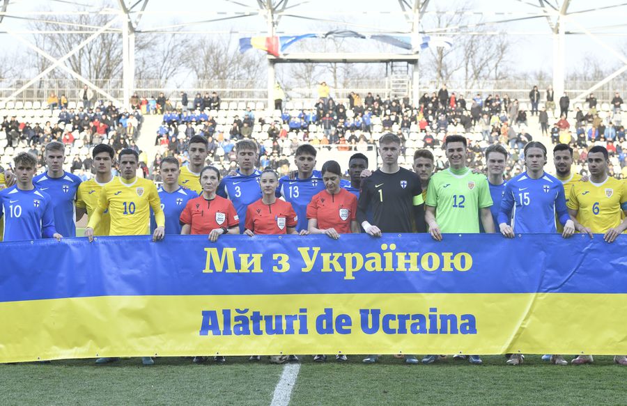 Moment de susținere pentru victimele războiului din Ucraina înainte de meci Comeback de senzație pe „Arcul de Triumf”! România U21 învinge pe final Finlanda U21: Miculescu, MVP!