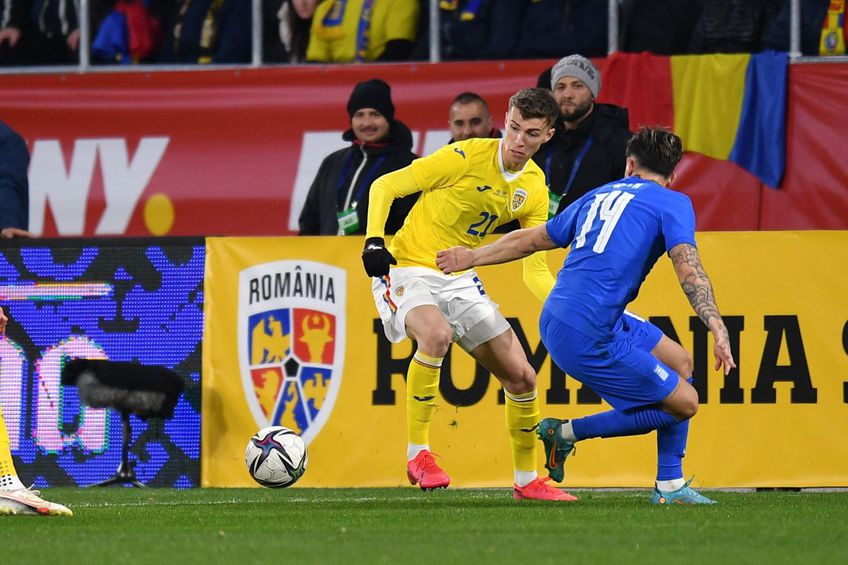 România a pierdut meciul amical cu Grecia, scor 0-1, din Ghencea, la debutul selecționerului Edi Iordănescu. A fost primul meci și pentru Octavian Popescu (19 ani).