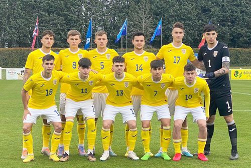 România U19 la meciul cu Norvegia // foto: frf.ro