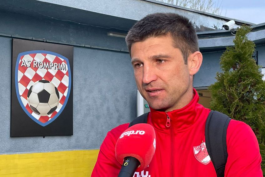 FOTO: Iosif Popescu- Andrei Cristea după meciul AS Romprim- Dinamo