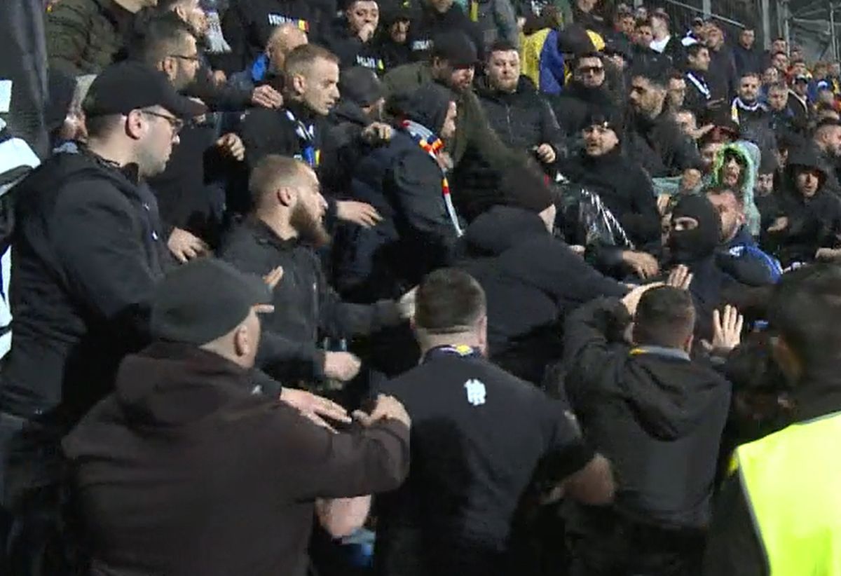 Discurs vehement la adresa ultrașilor care s-au bătut în tribune la meciul Andorra - România: „Niște animale! Niște derbedei! Trebuie excluși de pe stadioane”