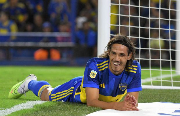 Edinson Cavani, clasă mondială și la 37 de ani » Gol fabulos marcat pentru Boca Juniors