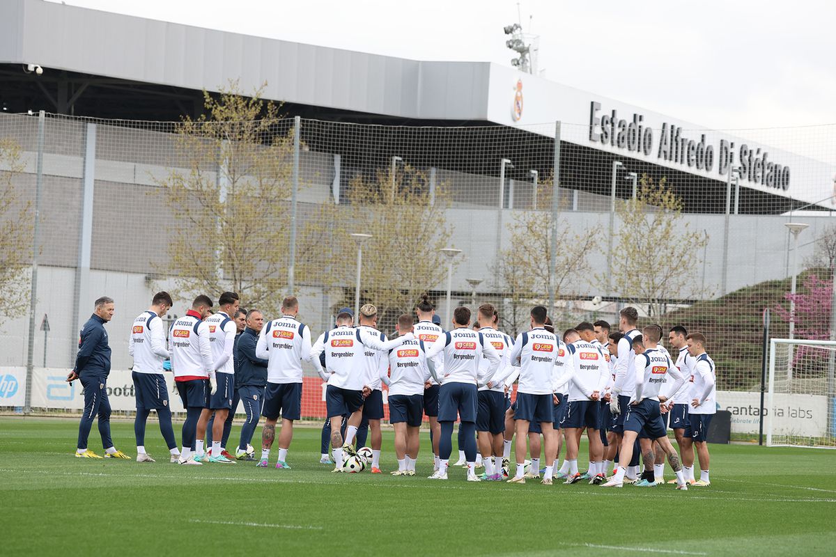 Antrenament echipa nationala in Spania 25 martie