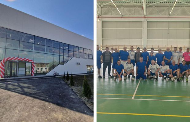 Legendele „Craiovei Maxima” au participat la inaugurarea unei săli de un milion de euro » Imagini inedite