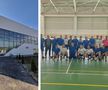 Componenții „Craiovei Maxima” au participat la inaugurarea sălii de sport din comuna Crasna, județul Gorj.