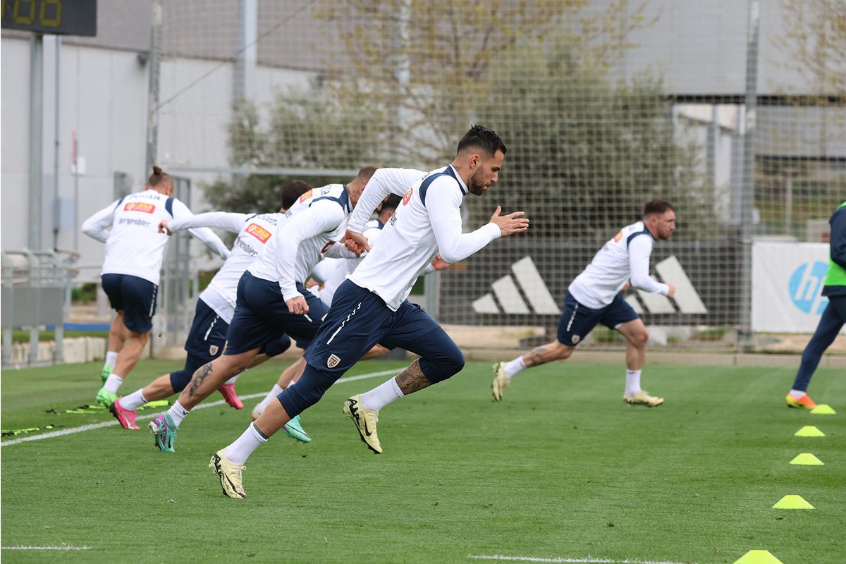 Antrenament echipa nationala in Spania 25 martie