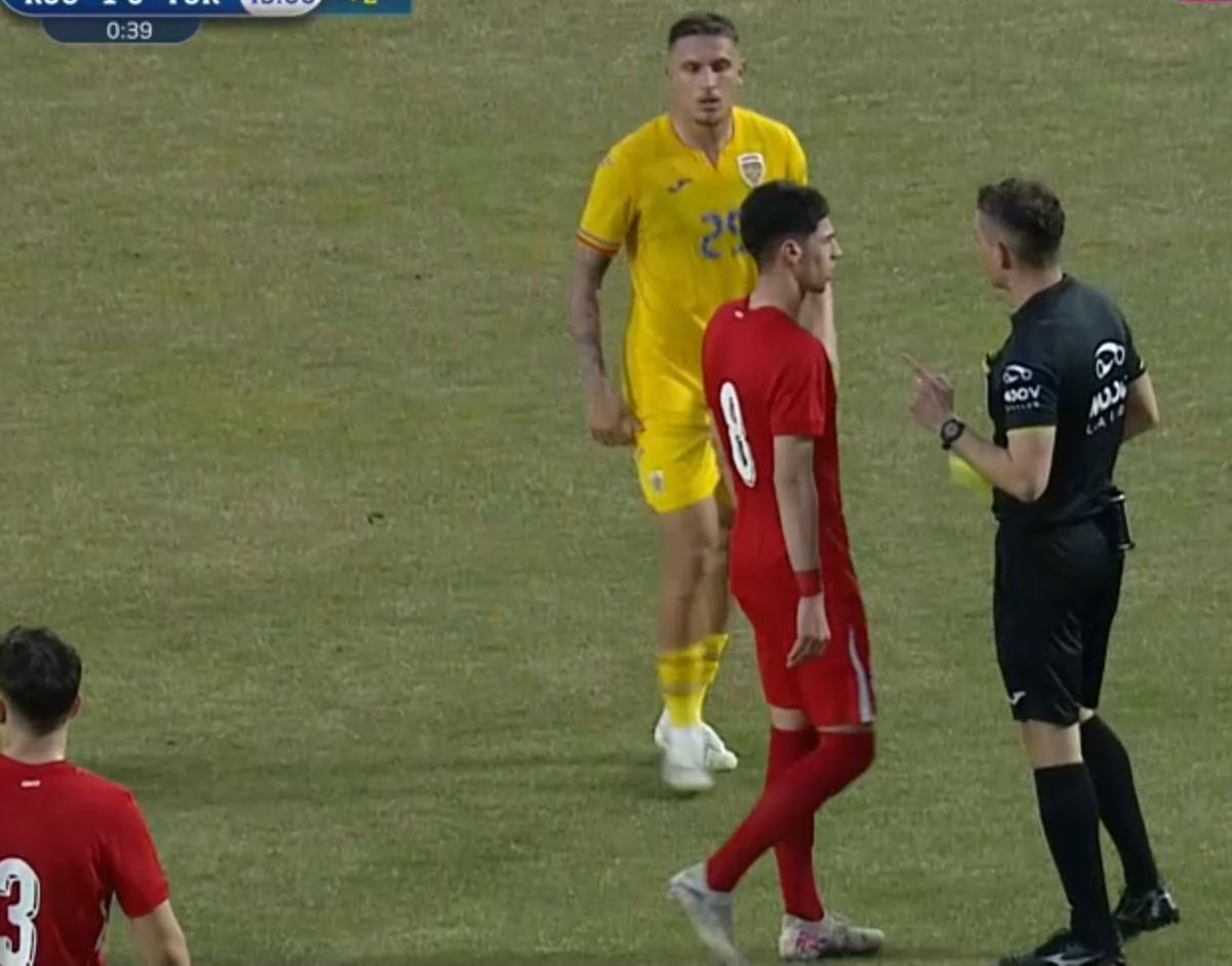Conflict la meciul României U20 cu Turcia