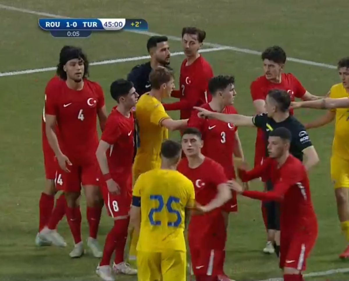 România U20, victorie în ultimele minute cu Turcia U20! Gol în vinclu în finalul partidei din Elite League
