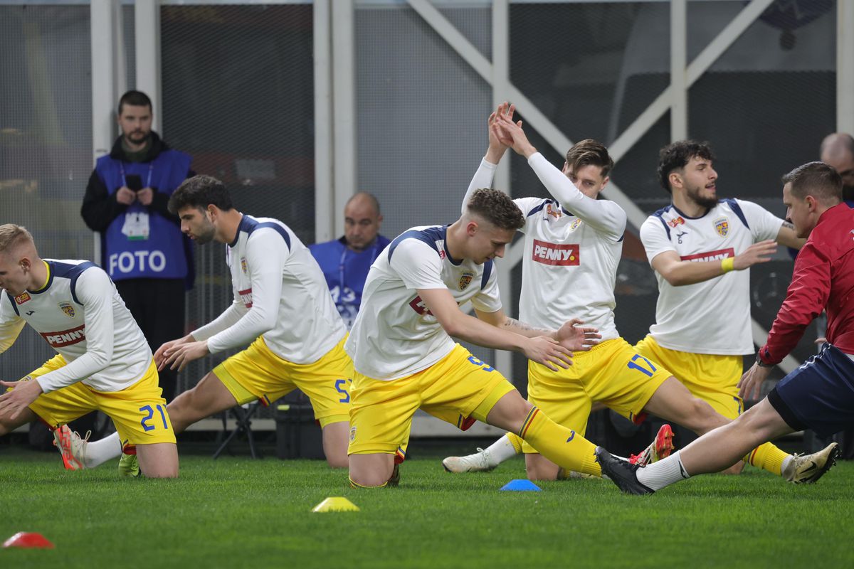 România U21 - Olanda U21, imagini dinaintea partidei