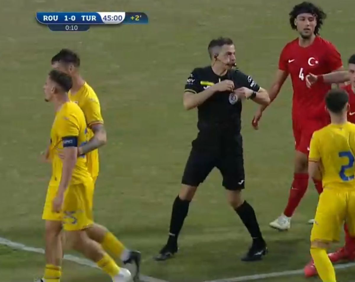 Conflict la meciul României U20 cu Turcia