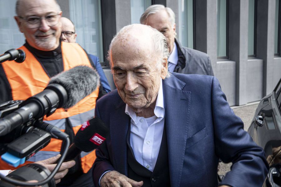 Sepp Blatter, după ce a fost achitat/ foto Imago Images Decizia finală în cazul de corupție de la FIFA » Ce se întâmplă cu Blatter și Platini: „A fost un plan”