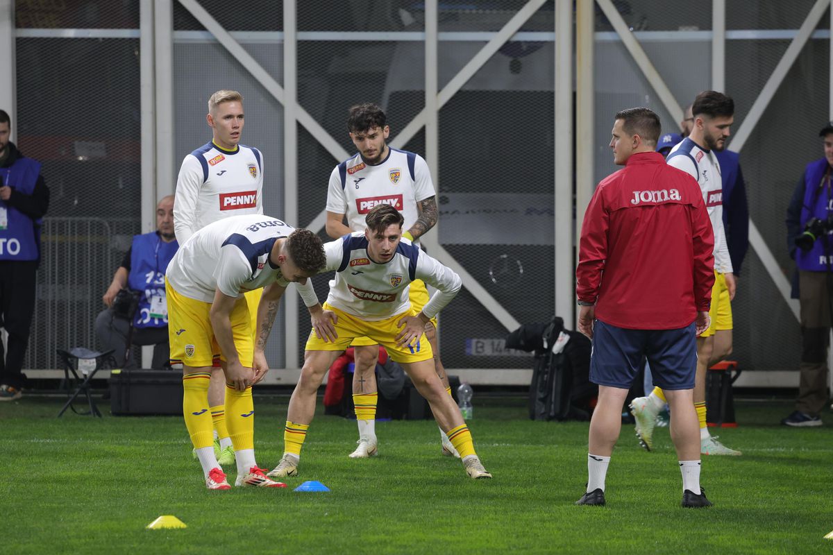 România U21 - Olanda U21, imagini dinaintea partidei